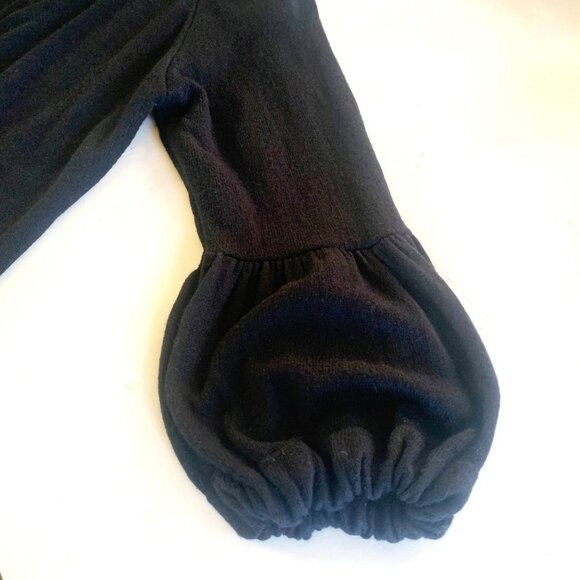 One Girl Who Angora Blend Black Open Cardigan Sweater Women’s Size Small - Picture 6 of 11